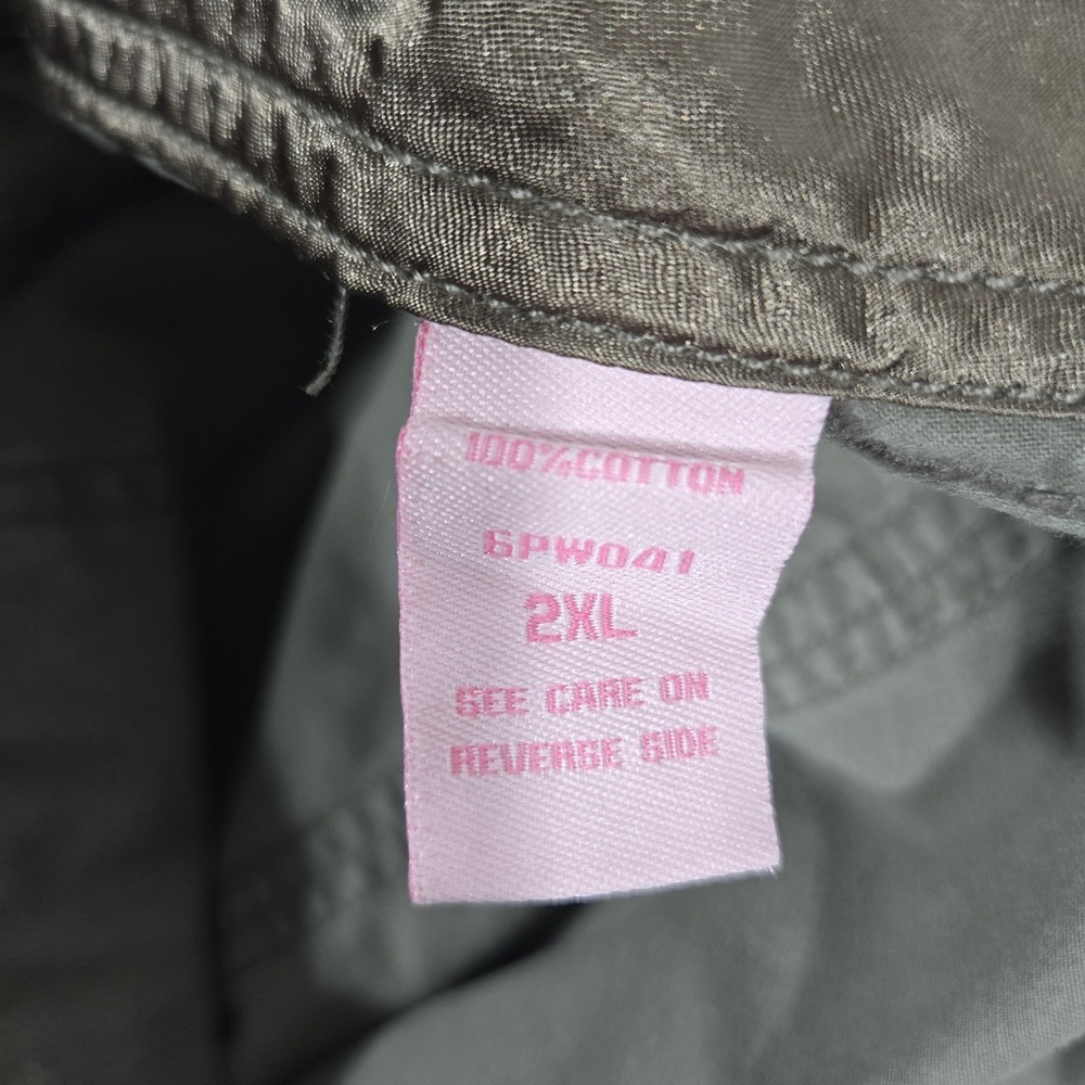 D & T Cargo Pants | Velvet Ribbon Belt | Size Women's 2XL - Picture 4 of 11